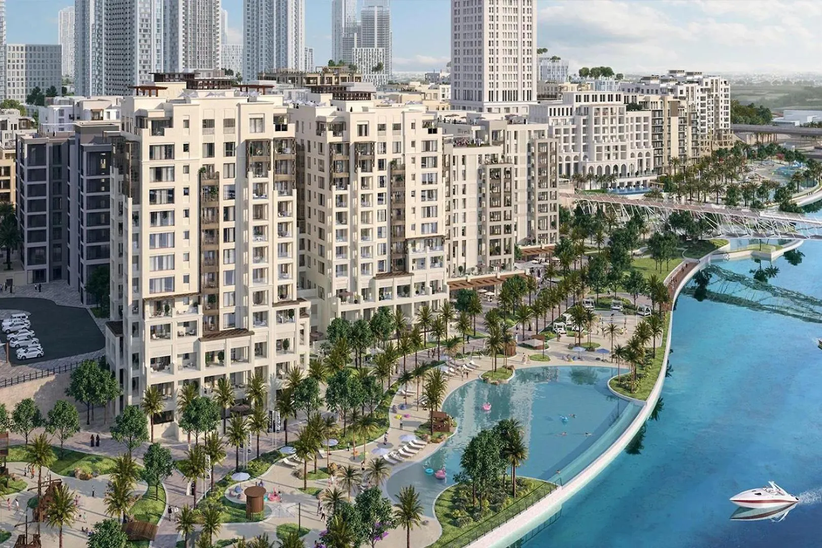 Livbnb-Plush Summer 2Br Unit At Creek Beach Dubai United Arab Emirates