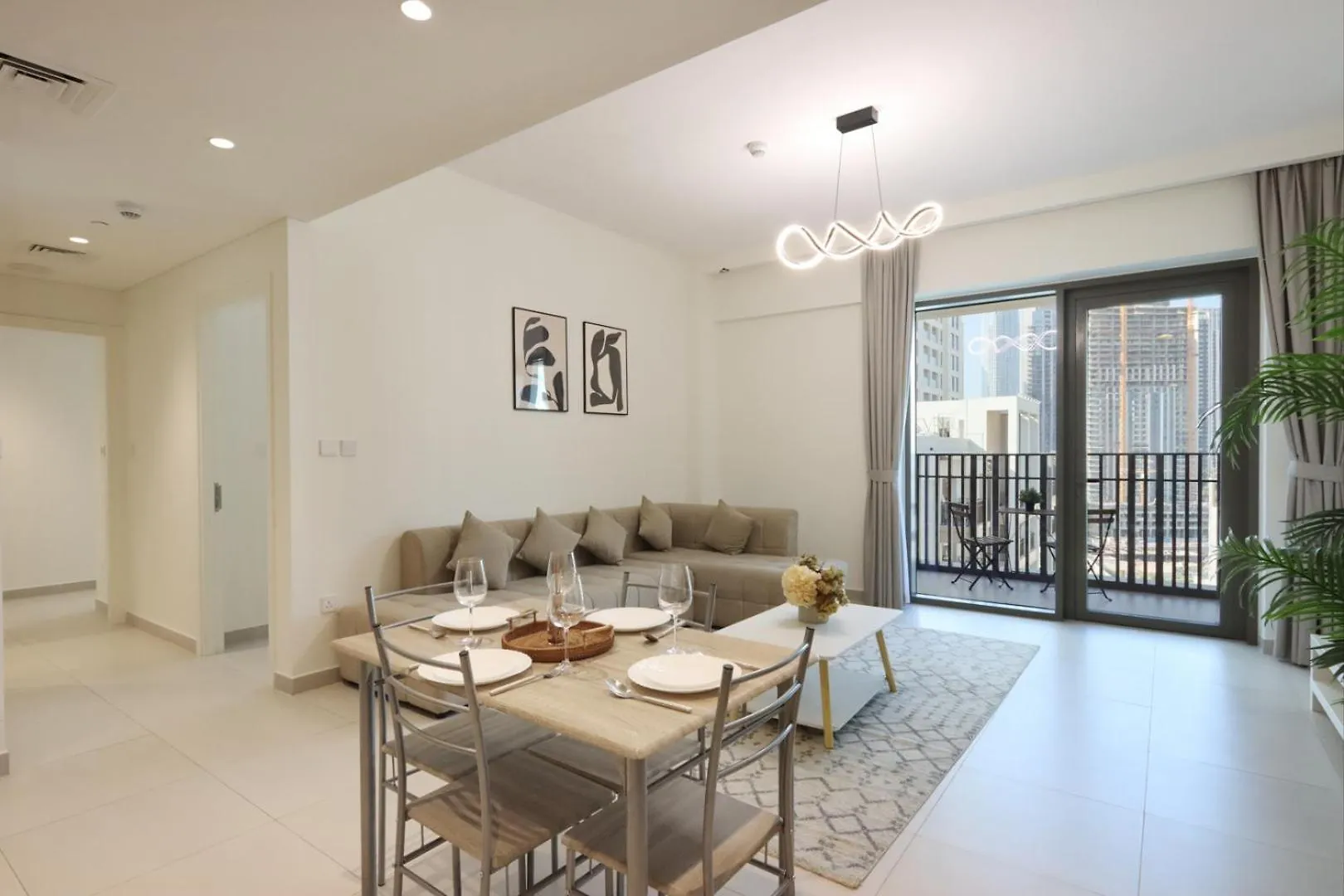 Livbnb-Plush Summer 2Br Unit At Creek Beach Dubai 0*,